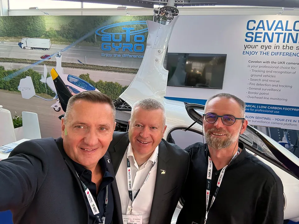 AutoGyro Poland management board at the stand during MSPO 2026